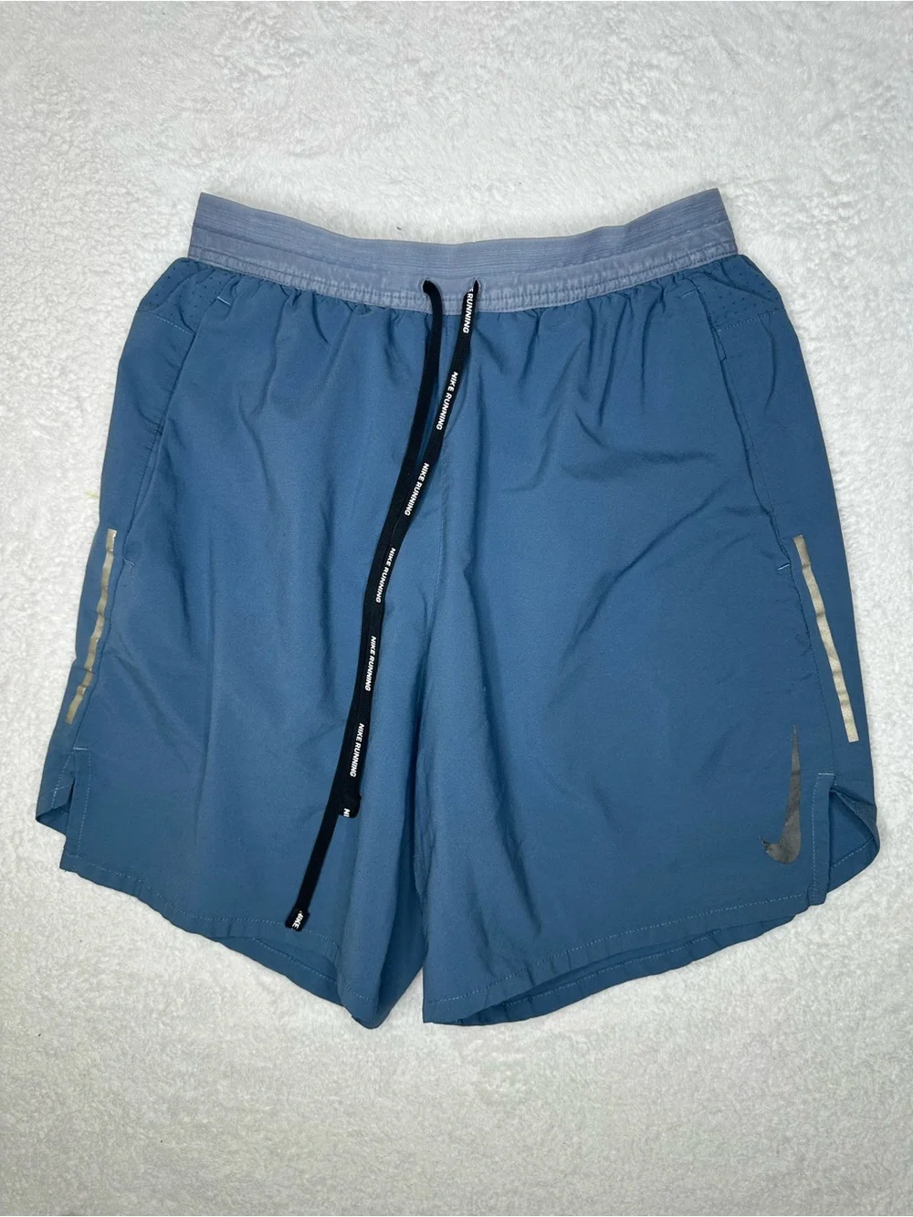 Nike Boys M 2-Piece Shorts Bundle Athletic Running Blue Navy Sport Shorts